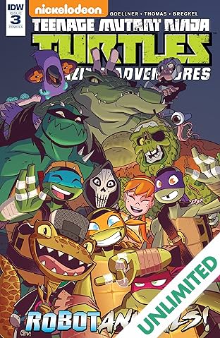 Teenage Mutant Ninja Turtles: Amazing Adventures: Robotanimals! #3 (of 3)